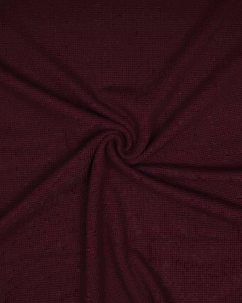 Aubergine - Vaffel jersey - Swafing