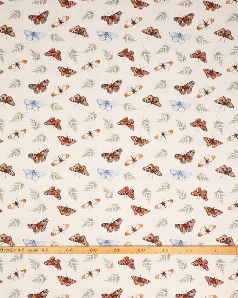 Heavenly Hedgerow, sommerfugle - Patchwork - Figo fabrics