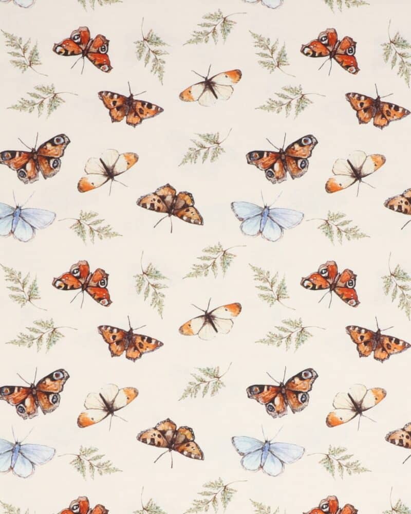 Heavenly Hedgerow, sommerfugle - Patchwork - Figo fabrics