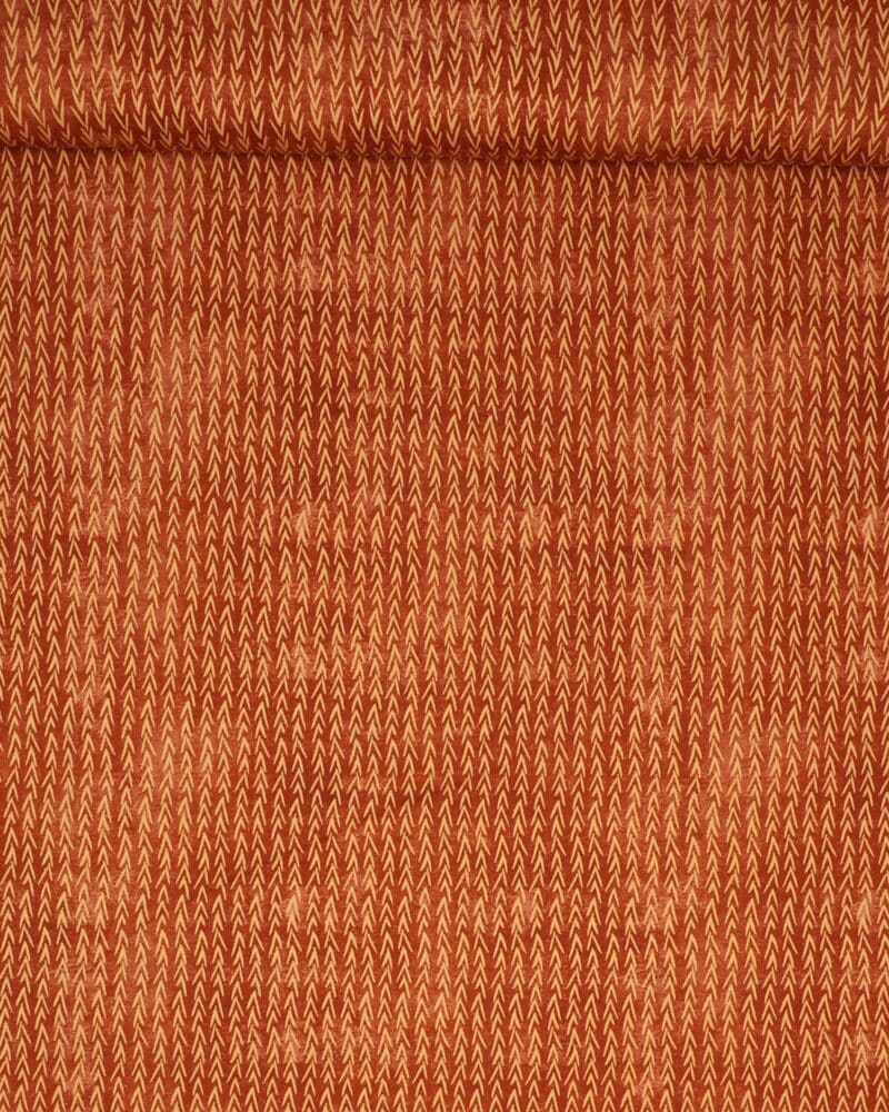 Natural stamp, dyrespor - Jersey - Swafing