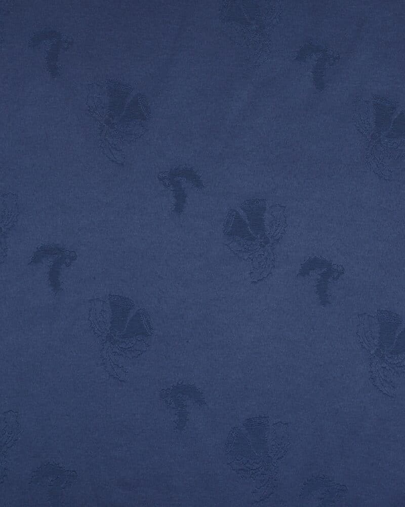 Blå med juleklokker - Gardin/dug - Industrial Textiles
