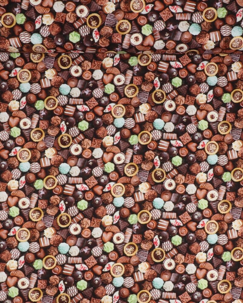 Fyldte chokolader - Patchwork - Elizabeth's studio