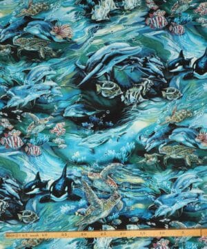 North American Wildlife, havdyr - Patchwork - Robert Kaufman