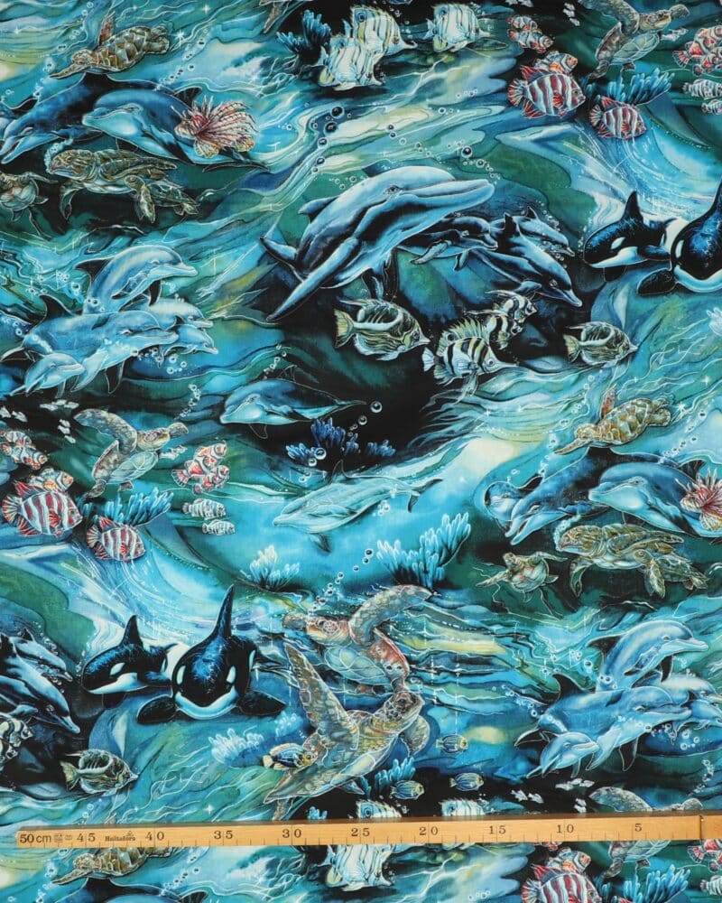 North American Wildlife, havdyr - Patchwork - Robert Kaufman