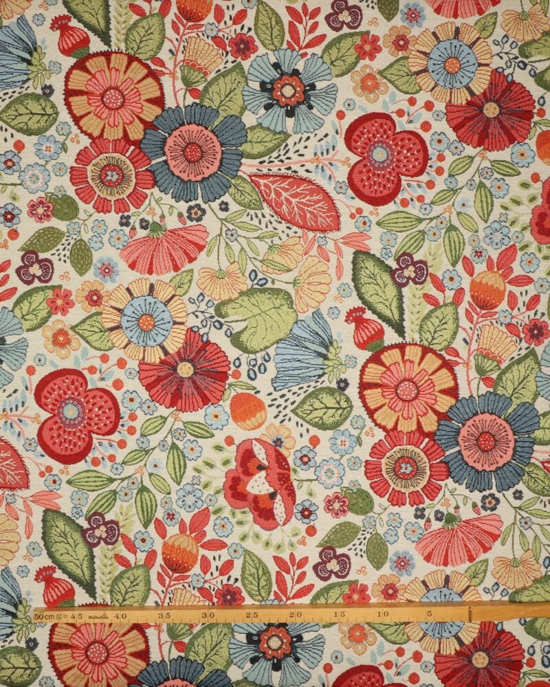 Blomster i forskellige farver - Gobelin - Info mangler