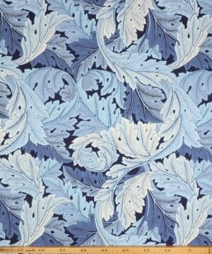 The Spirit To Create, akantus i blå farver - Patchwork - Free Spirit