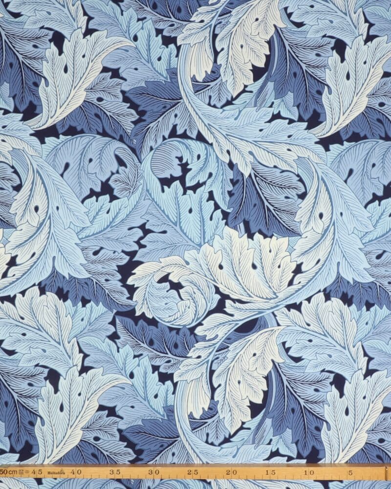 The Spirit To Create, akantus i blå farver - Patchwork - Free Spirit