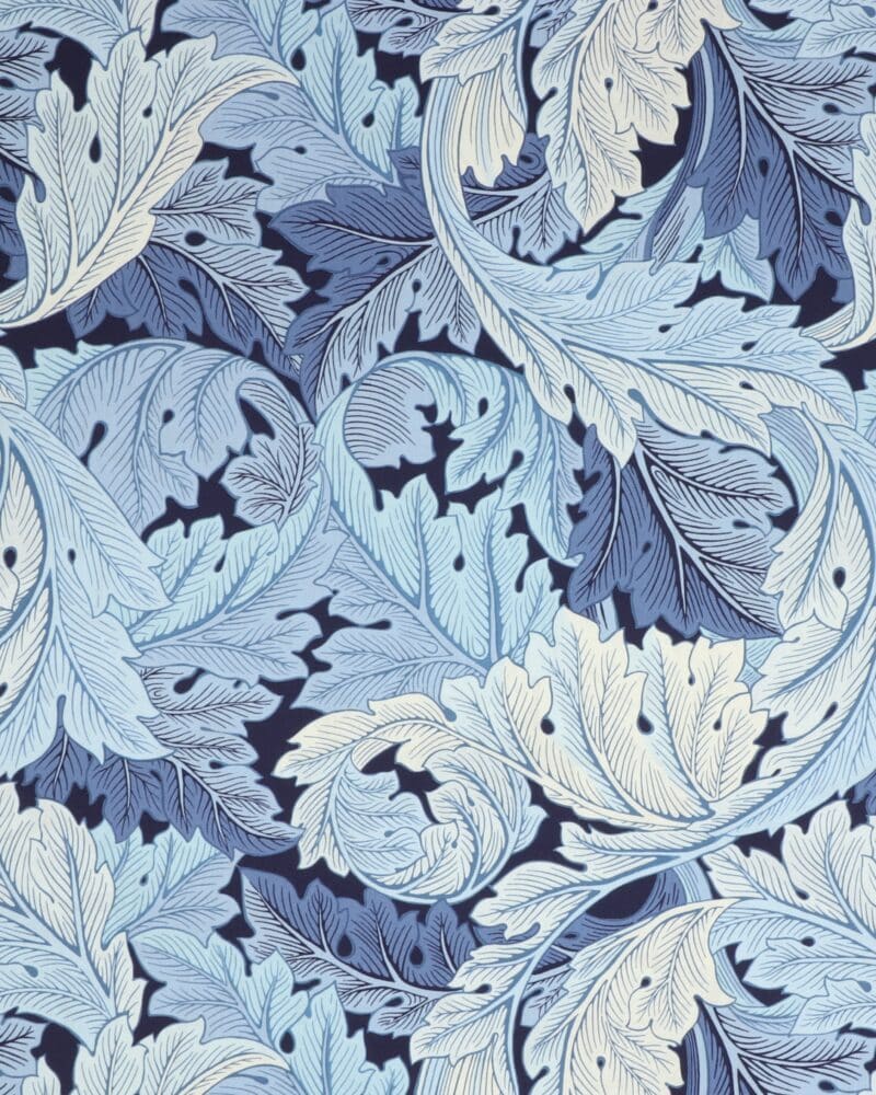 The Spirit To Create, akantus i blå farver - Patchwork - Free Spirit
