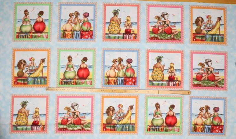 Fruit ladies 15 motiver - Patchwork rapport - Elizabeth's studio