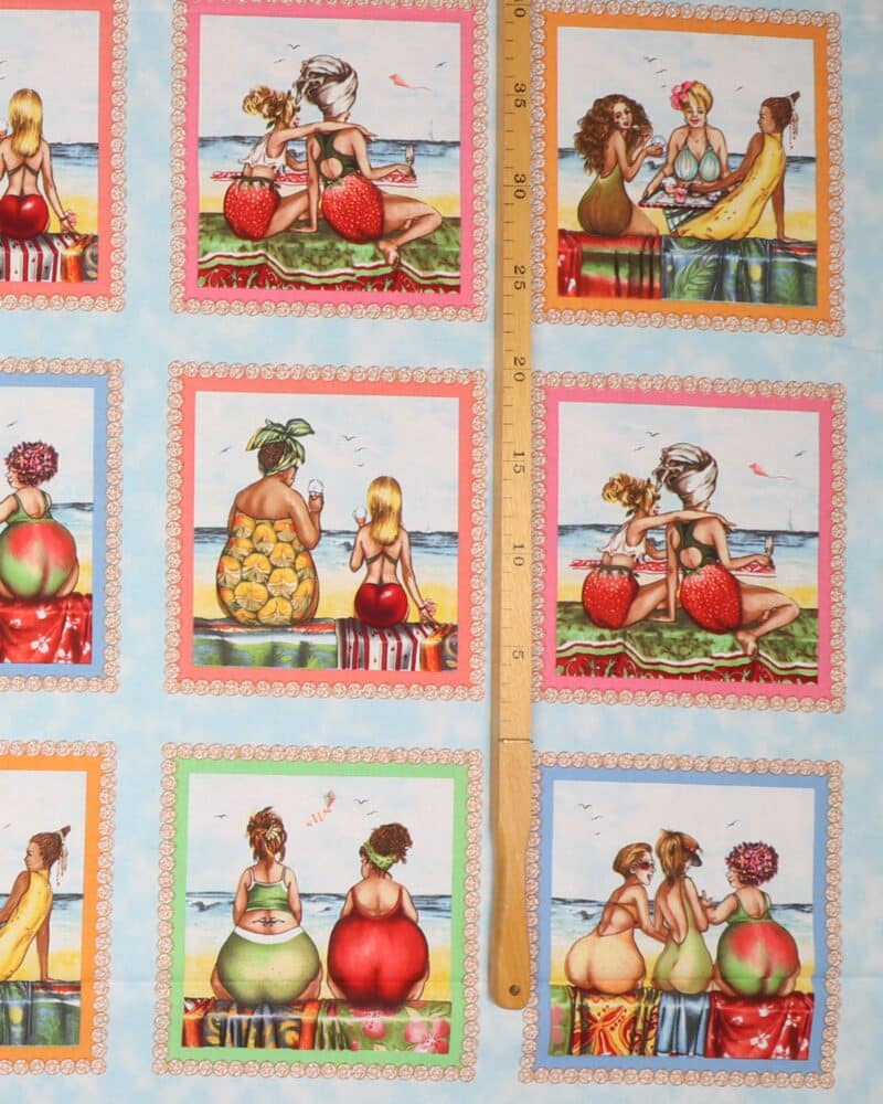 Fruit ladies 15 motiver - Patchwork rapport - Elizabeth's studio