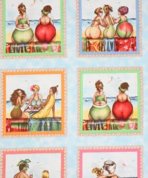 Fruit ladies 15 motiver - Patchwork rapport - Elizabeth's studio