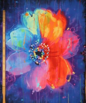Stor blomst - Patchwork rapport - Timeless Treasures Fabrics of SoHo