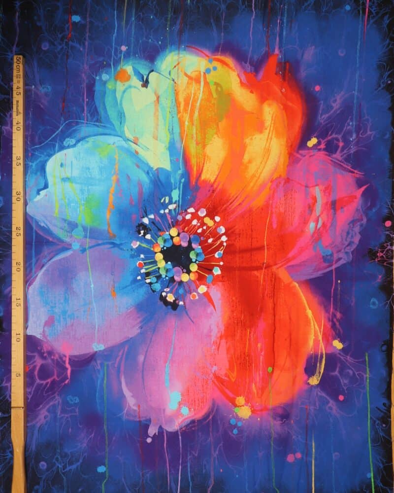 Stor blomst - Patchwork rapport - Timeless Treasures Fabrics of SoHo