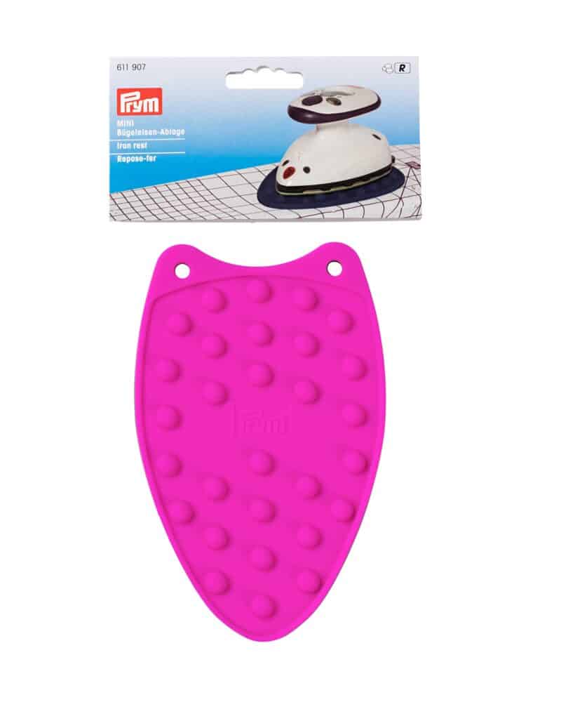 Siliconepad til Prym mini dampstrygejern, pink 15x10 cm - Prym