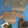 Bluse med rensdyr, str. 0-6 år - Permin -