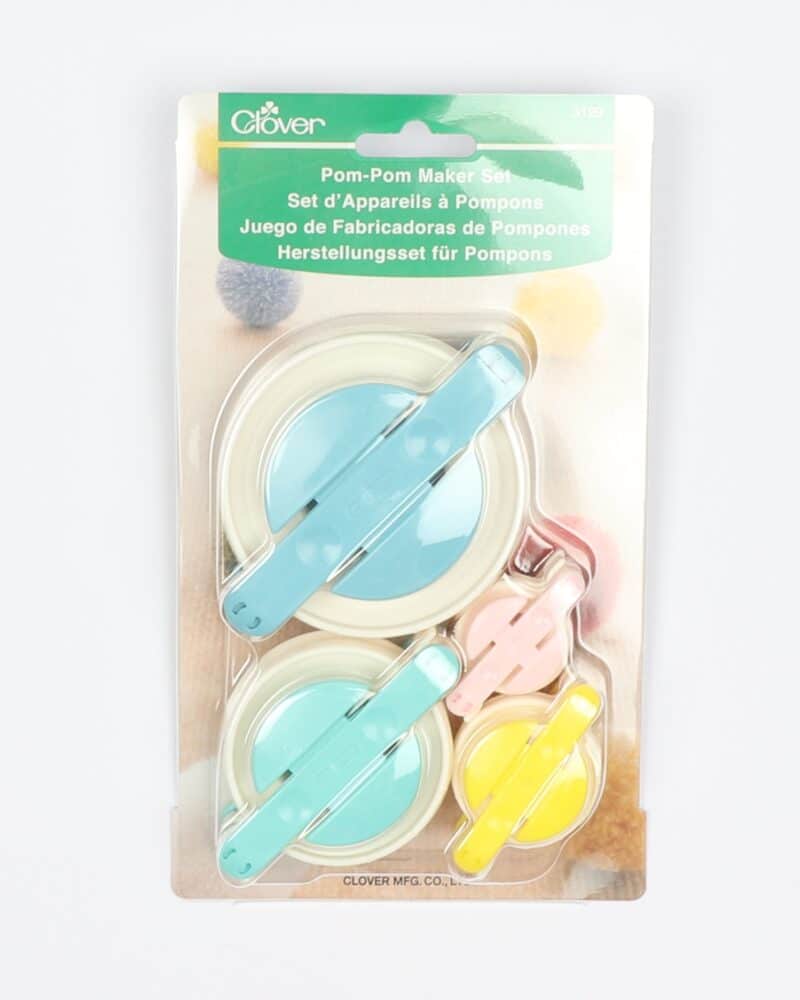 Pom-pom maker fra Clover, 4 størrelser -