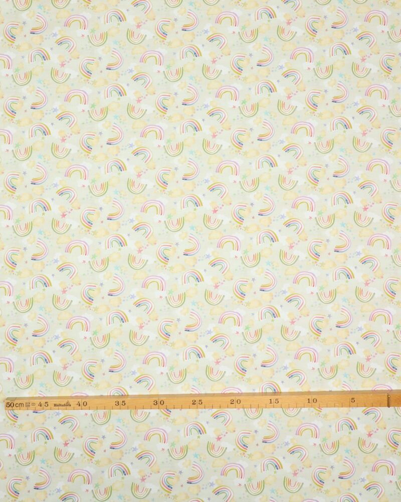 Regnbuer på cremefarvet bund - Patchwork - Michael Miller Fabrics