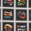 Turbo speed, 15 racerbiler - Patchwork rapport - Michael Miller Fabrics