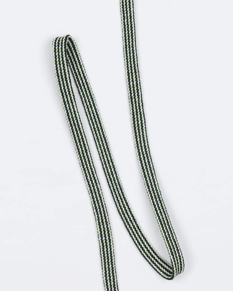 Sort, offwhite, lys grøn 10 mm snøre -