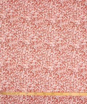 Småmønstret i rødbrune/rosa farver - Bomuld - Swafing