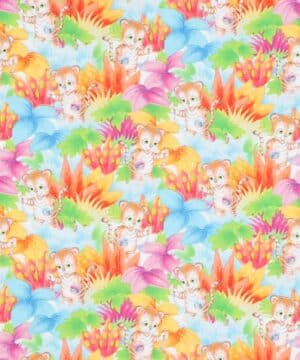 Painting the world, tiger maler blomsterne - Patchwork - Studioe fabrics