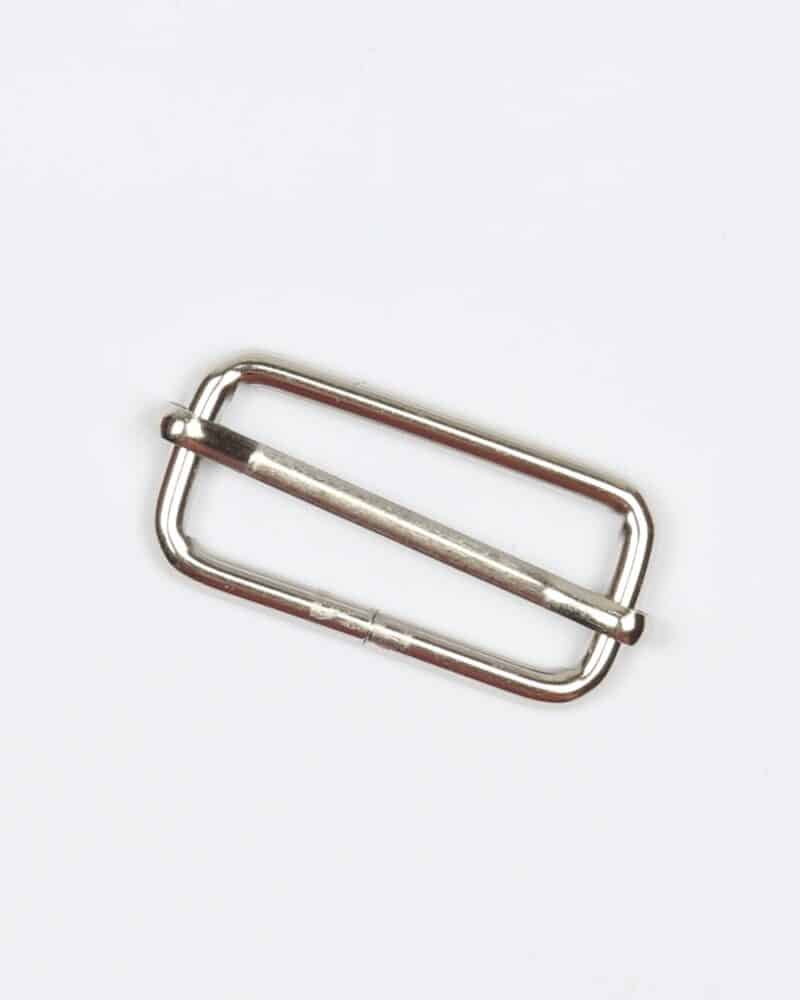 Regulering til rem, sølv - 40 mm -