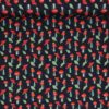 Røde paddehatte på mørkeblå bund - Jersey - Hemmers Itex