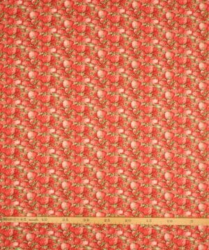 Jordbær - Patchwork - Stoffabrics