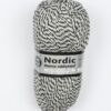 Nordic fra Lammy Yarns (Ragsokke uld sort/hvid) - Info mangler