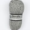 Nordic fra Lammy Yarns (Ragsokke uld sort/hvid) - Info mangler