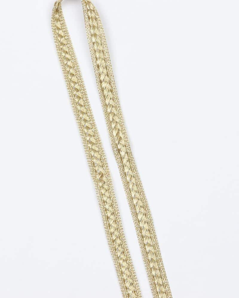 Guld m. flet - 12 mm -