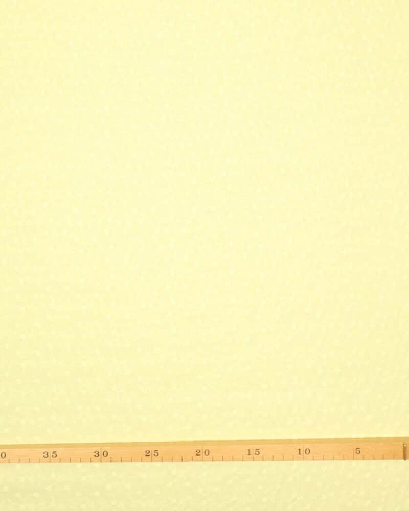 Gul med blomsterranker - Broderie Anglaise - Swafing