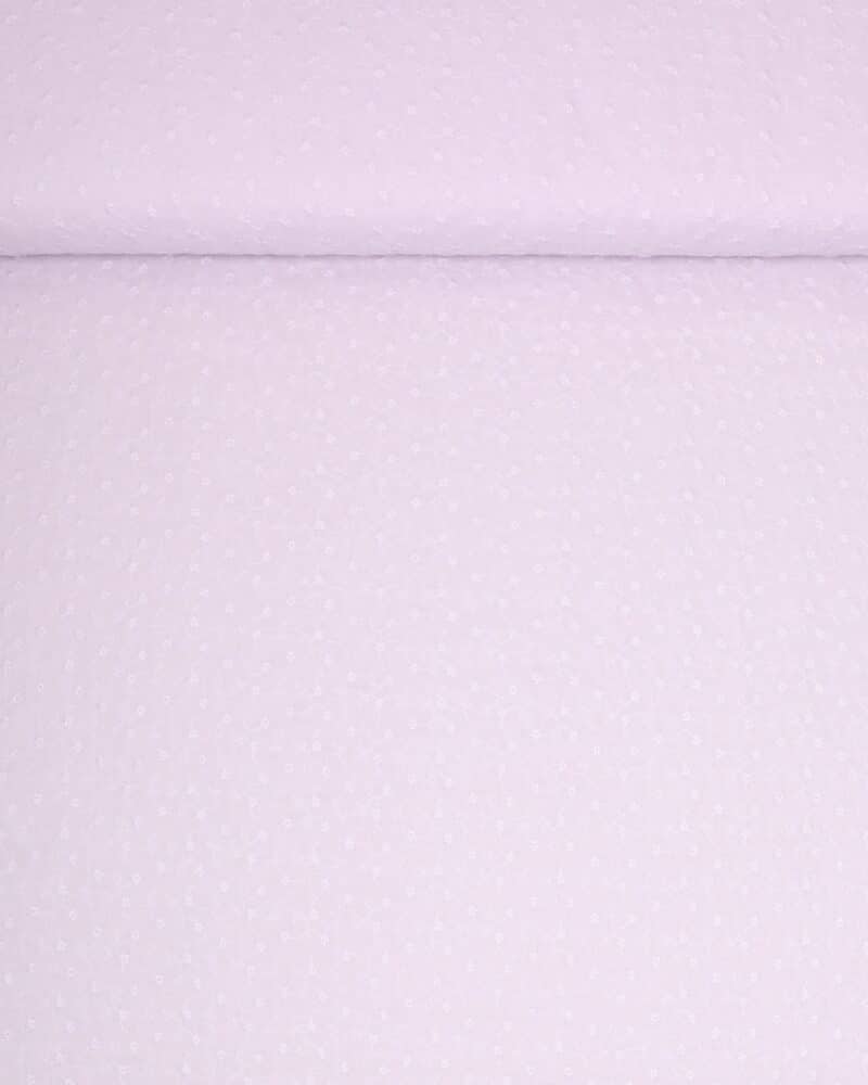 Lavendel med blomsterranker - Broderie Anglaise - Swafing