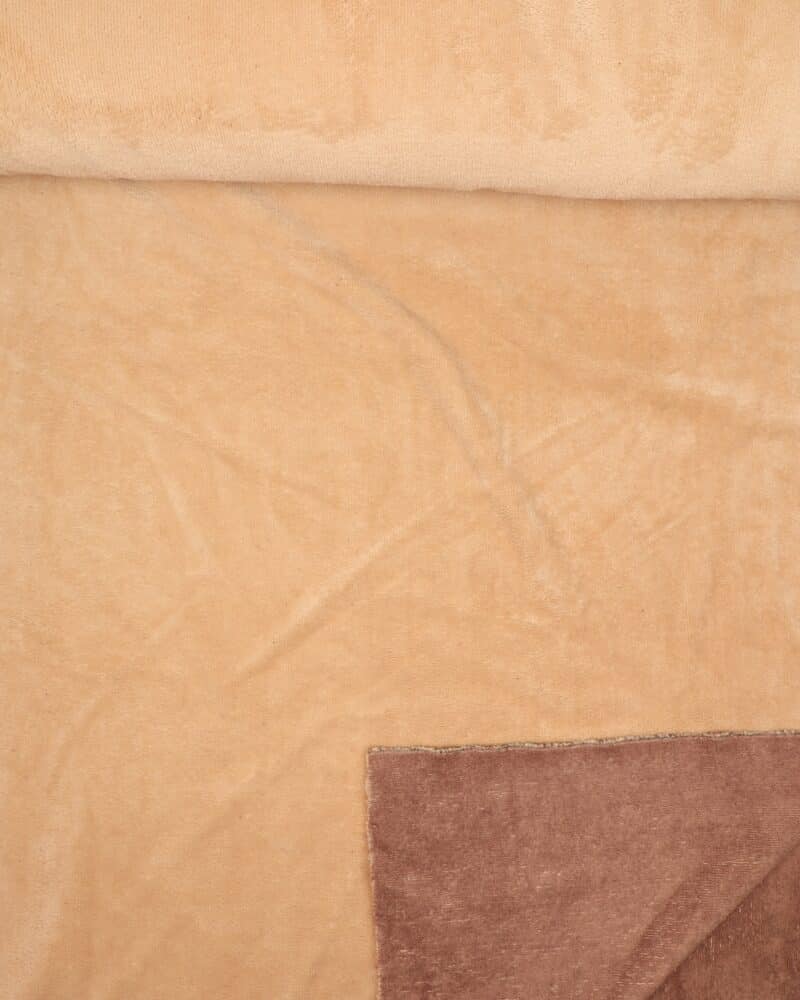 Kamel/brun - Fleece (bambus/polyester/bomuld) - Info mangler
