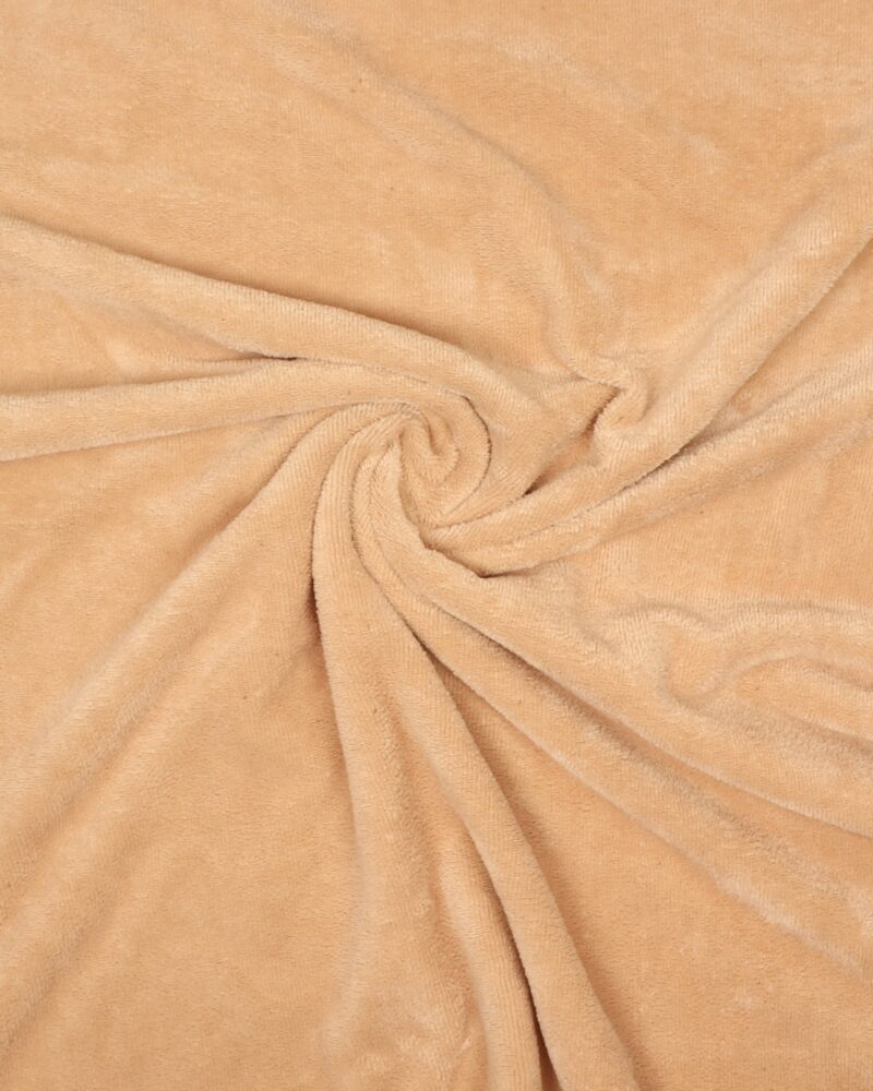 Kamel/brun - Fleece (bambus/polyester/bomuld) - Info mangler
