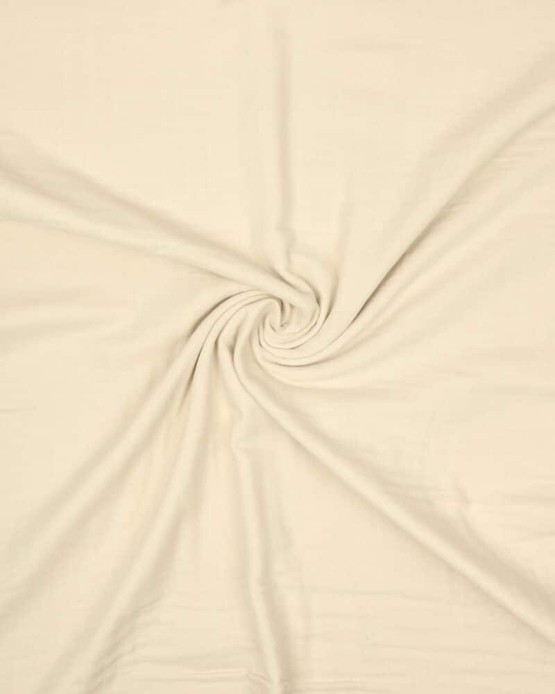 Sandfarvet - Double Gauze/musselin stof - Swafing