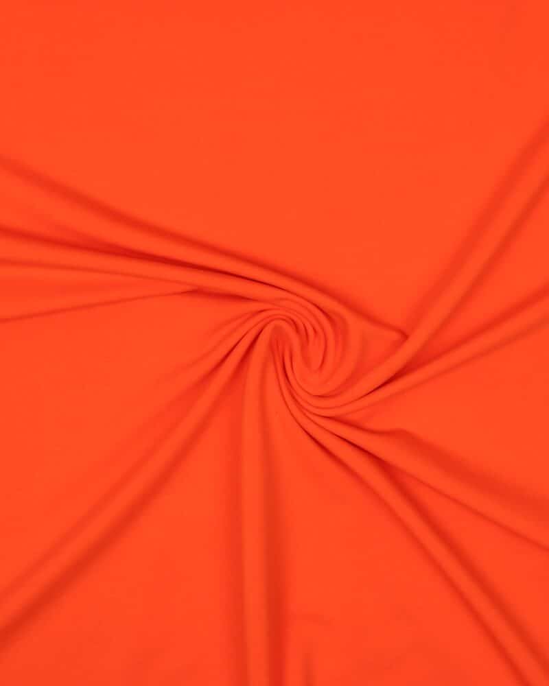Stærk orange - French Terry - Swafing
