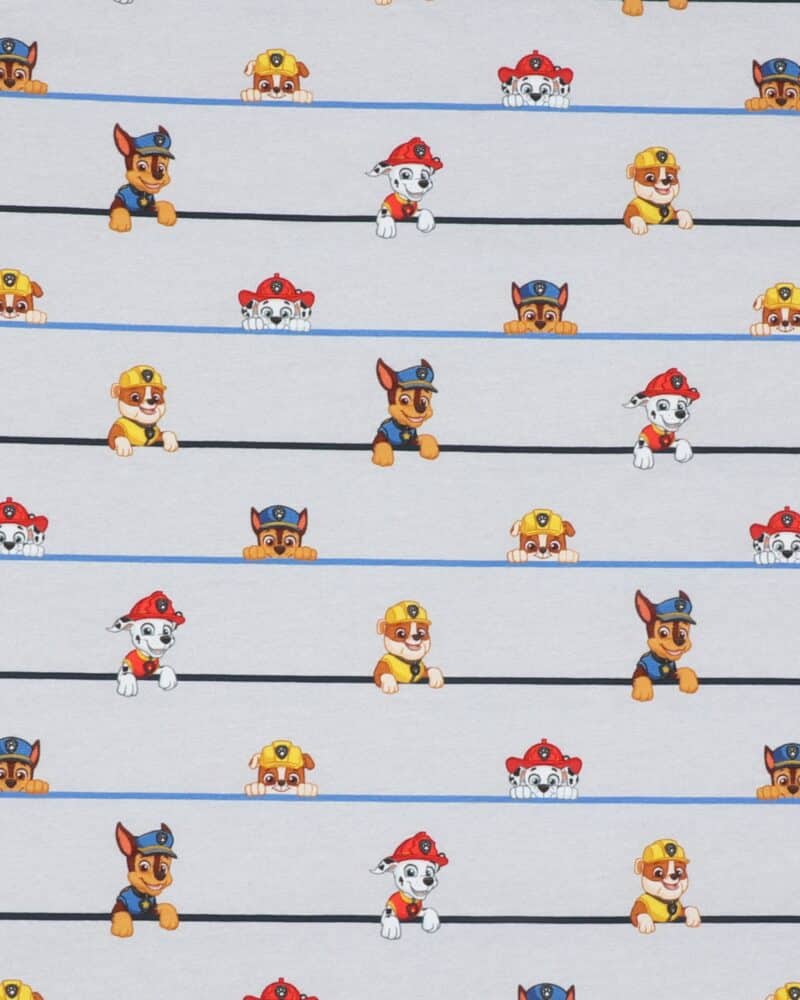 Paw Patrol på lysegrå bund - Jersey - Swafing