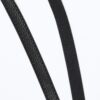 Skridsikker sort elastik - 30 mm -